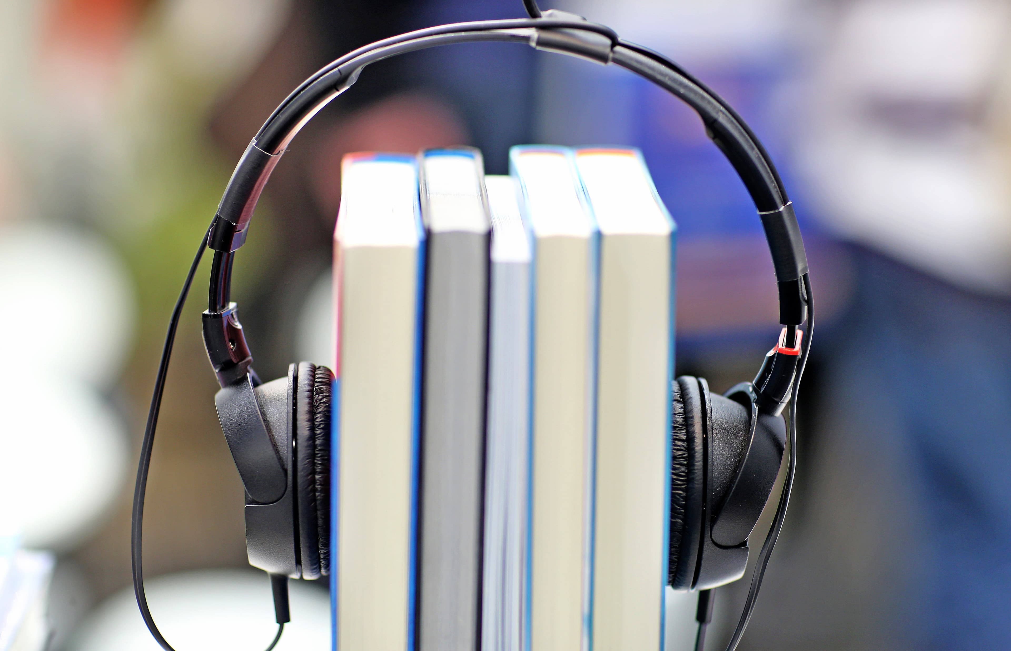 Books with headphones
