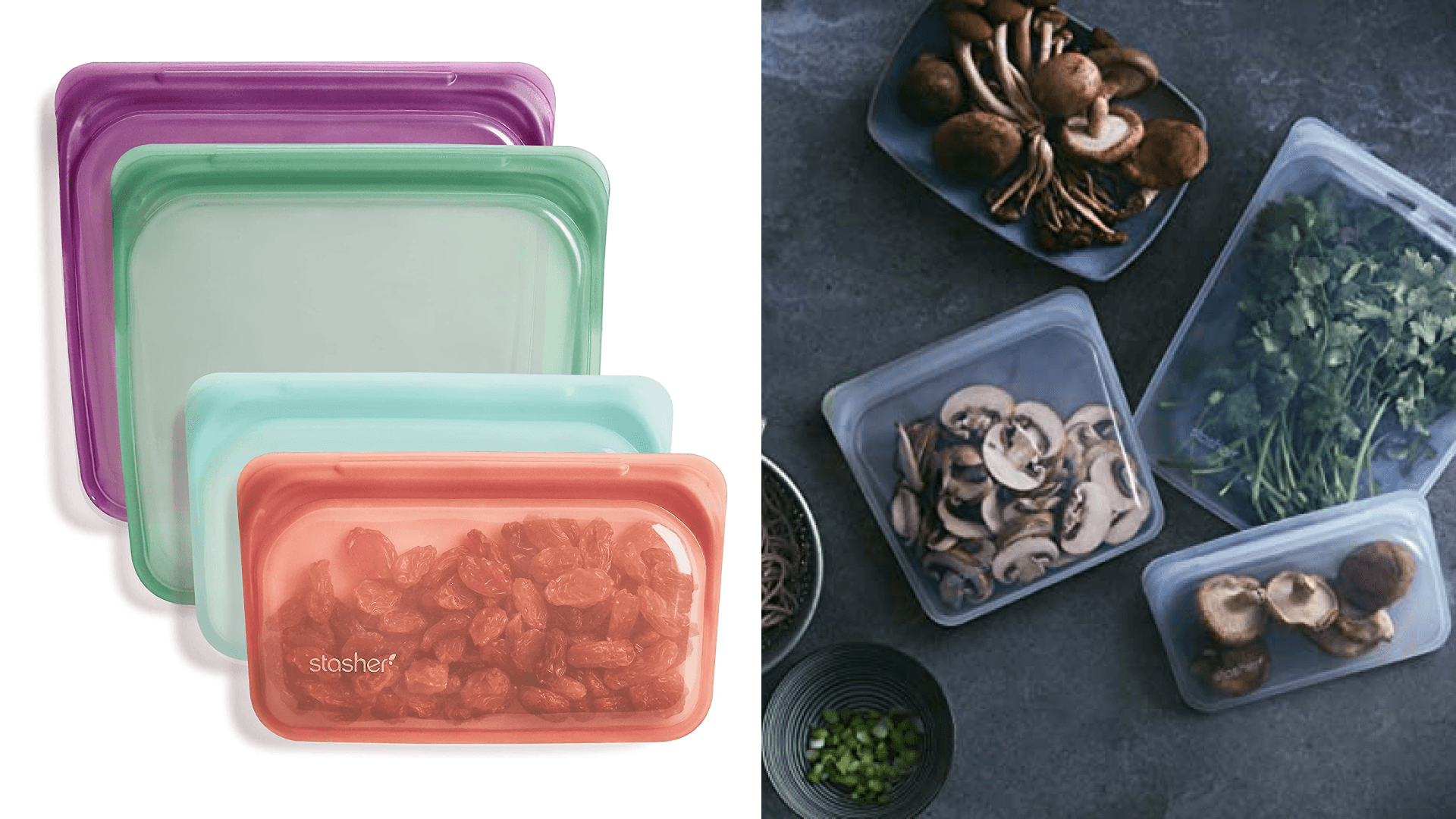 Stasher silicone bags