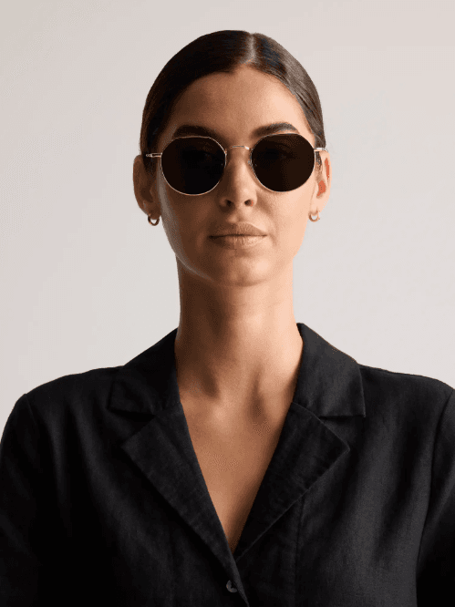 Quince Maui Polarized Stainless Steel Sunglasses