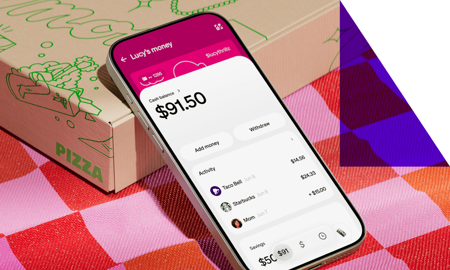 Cash App header image