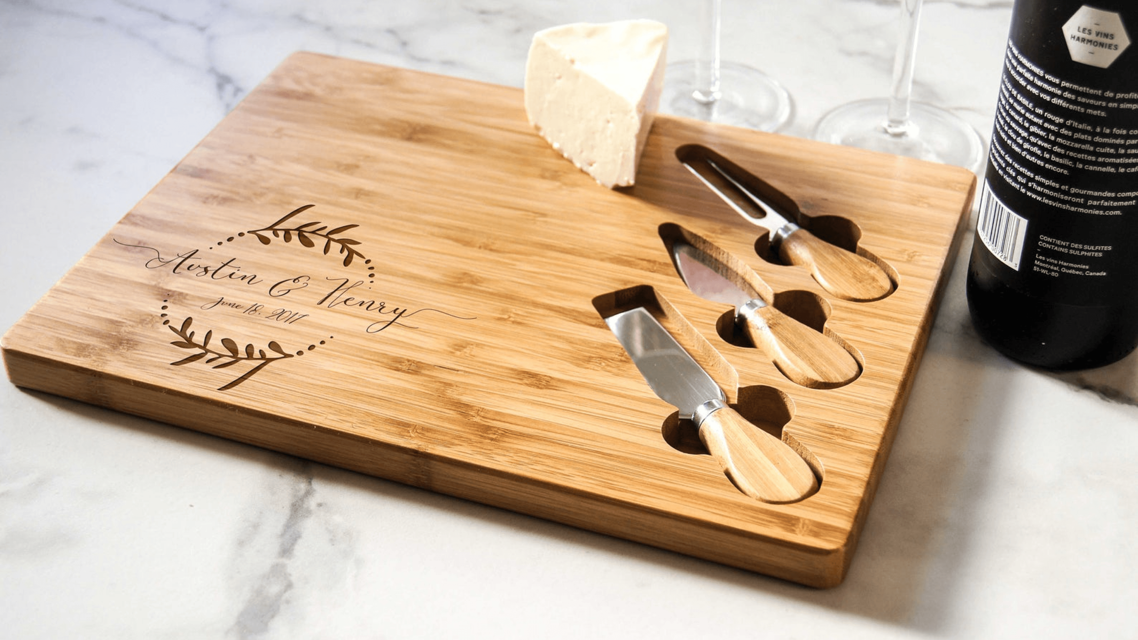 Engraved Cheese board
