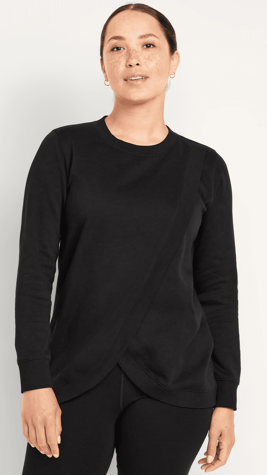 Old Navy Maternity SoComfy Crossover Nursing Tunic Sweatshirt