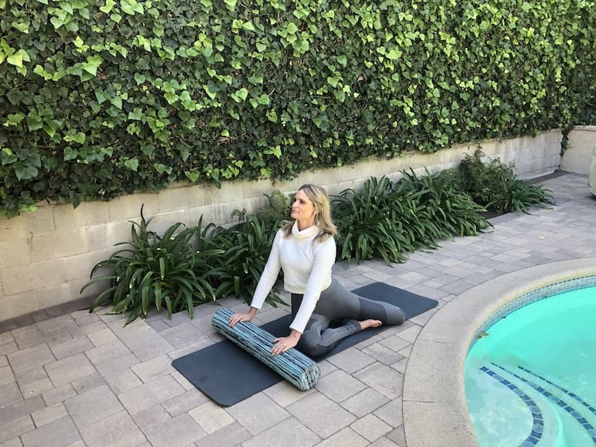 Foam rolling moves for bloating