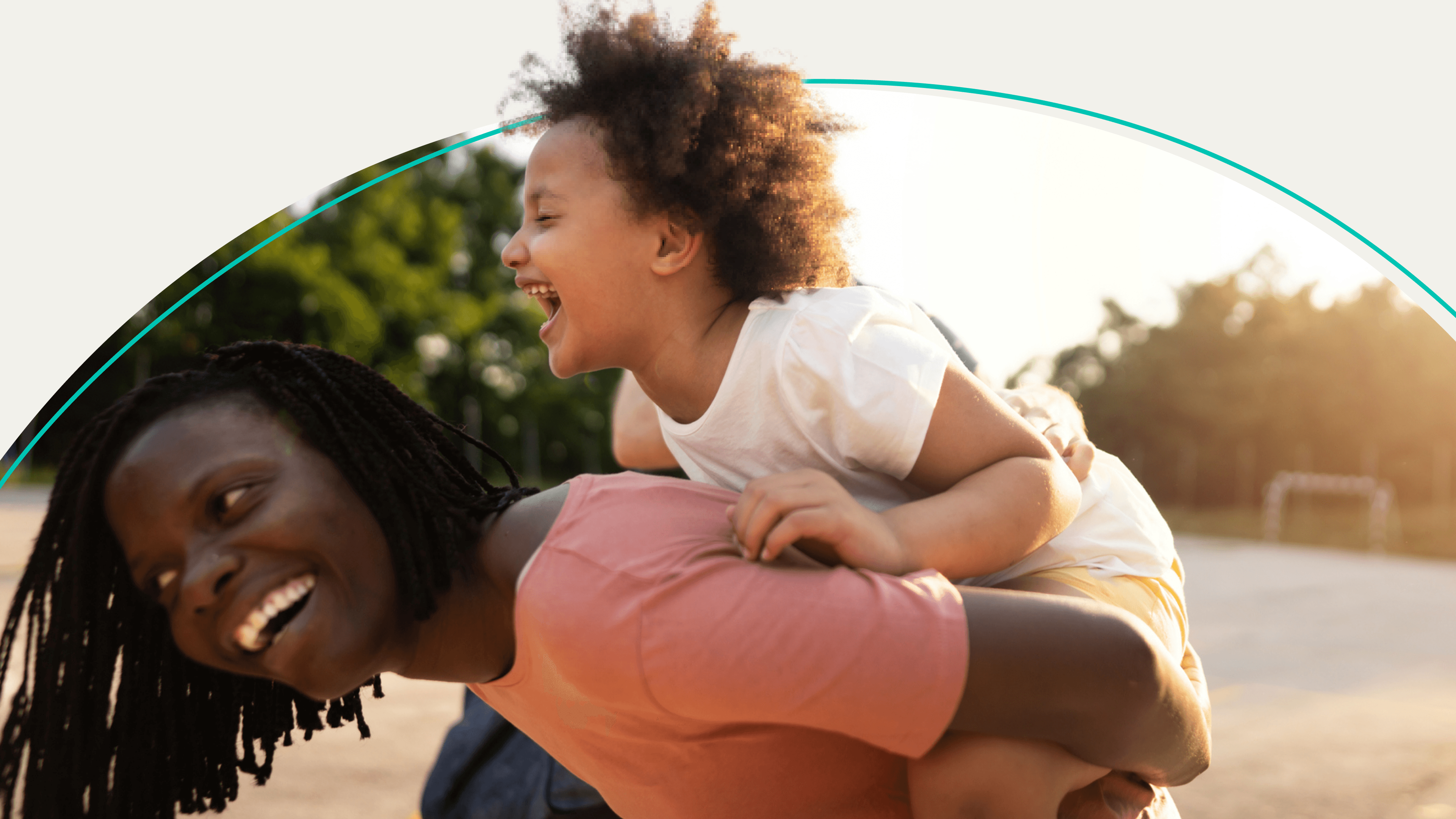 A mother with a child