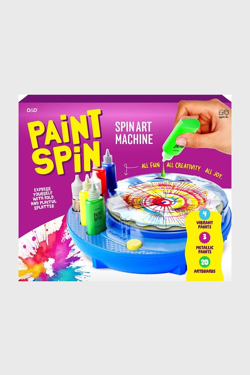Spin Art Paint Kit for Kids
