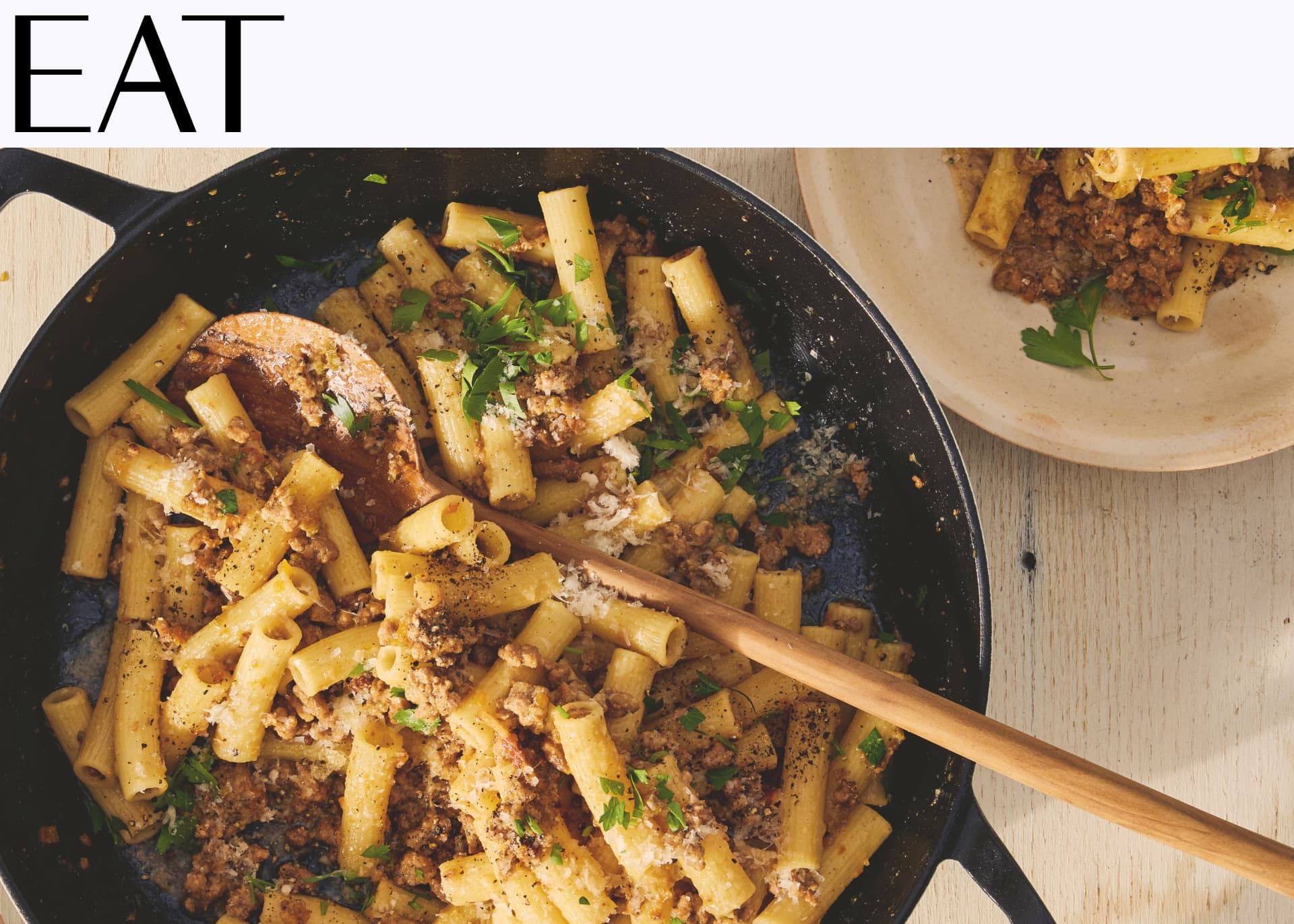 Kay Chun’s Shiitake Mushroom Bolognese Bianco