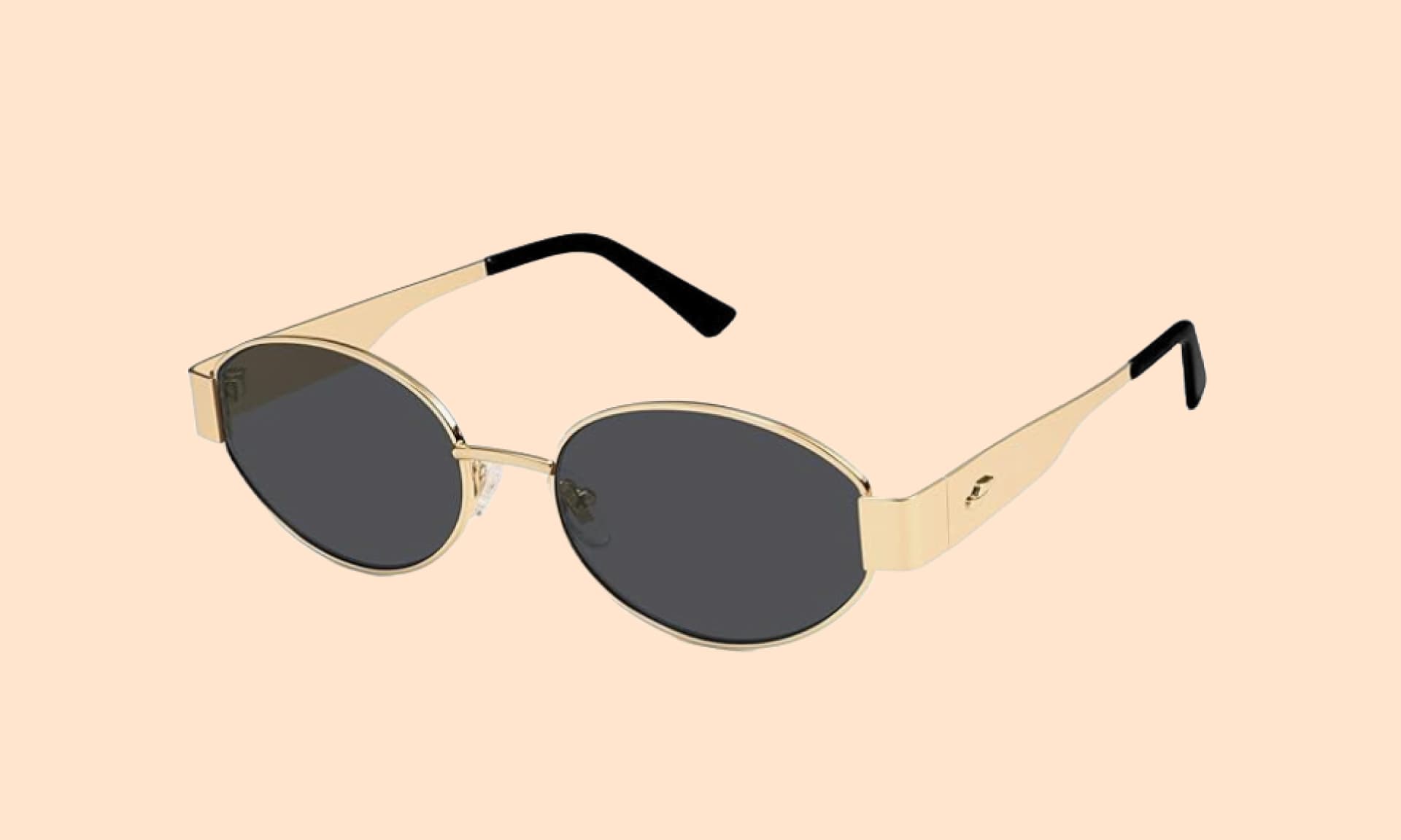 Sojos Retro Oval Sunglasses