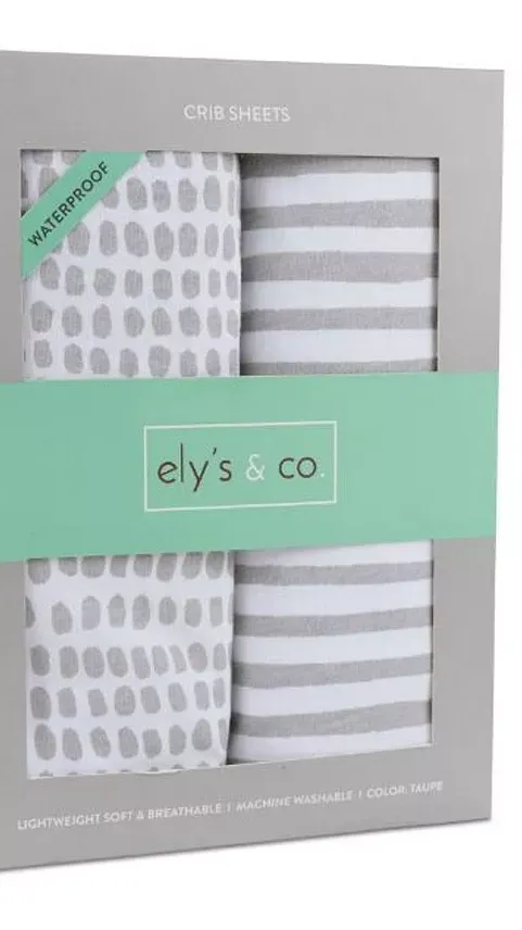 Ely’s & Co. Patent Pending Waterproof Crib Sheet