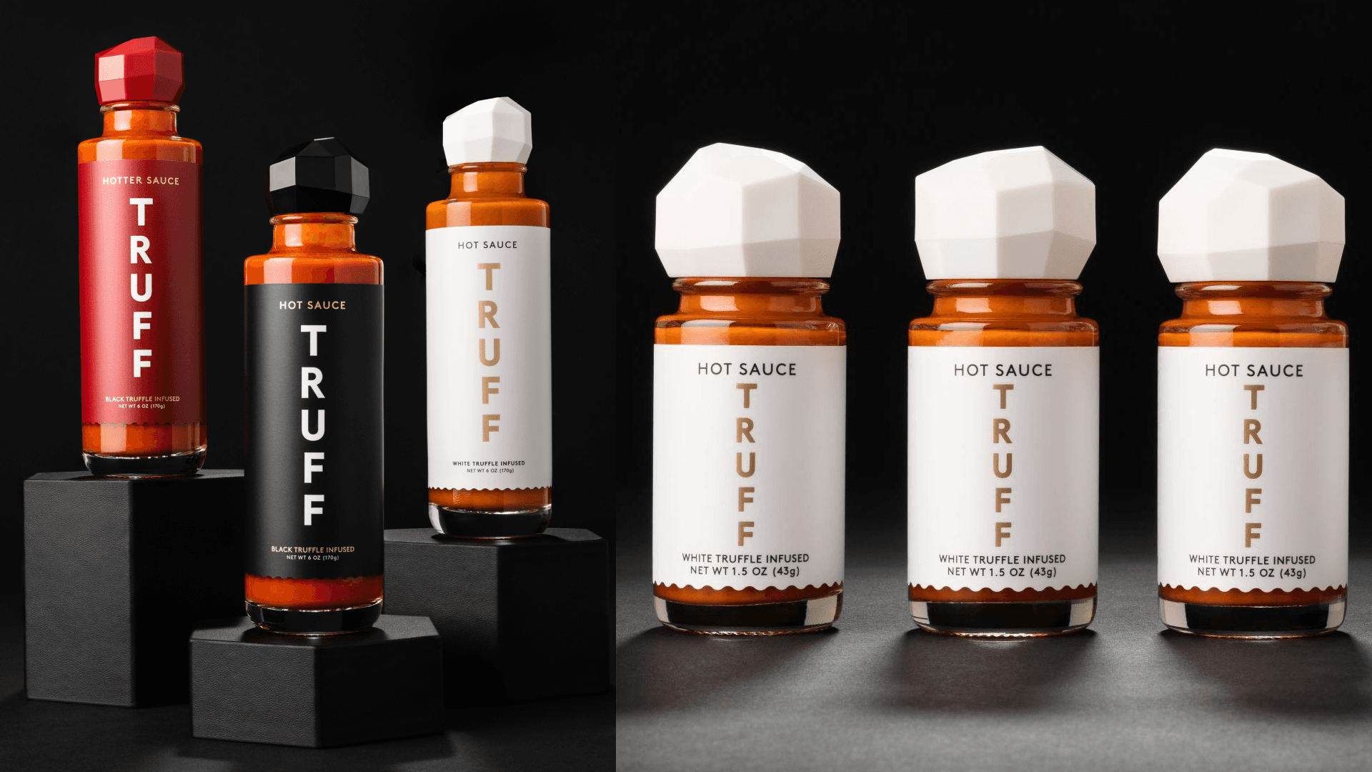 Truff hot sauce and pasta sauce