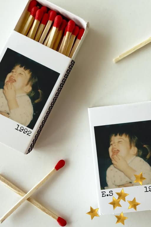 Personalized Birthday Matchboxes