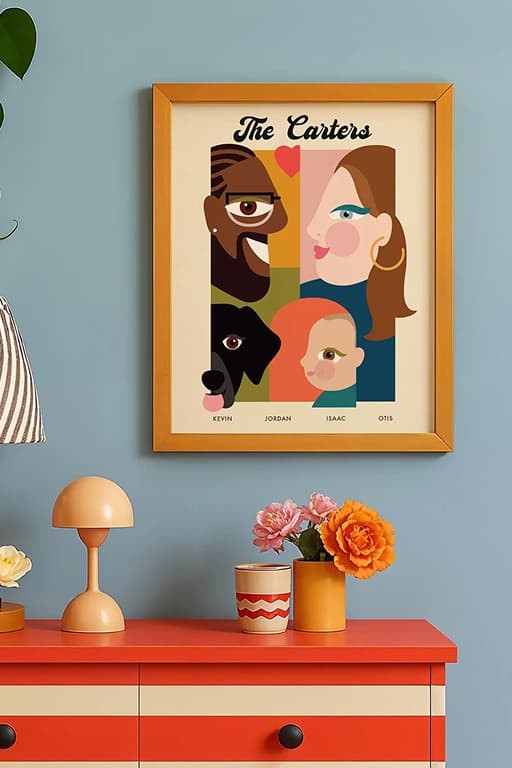 Whimsical Family Portrait