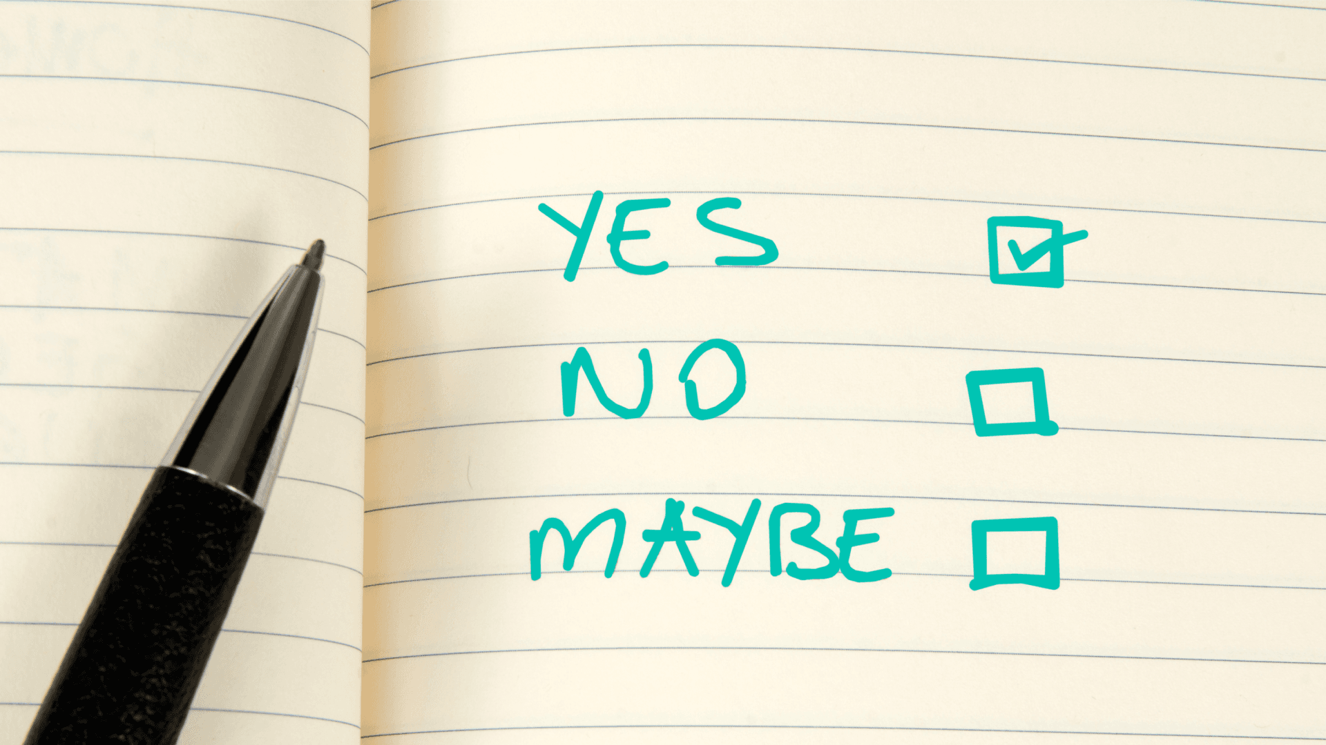 Yes or No checkbox