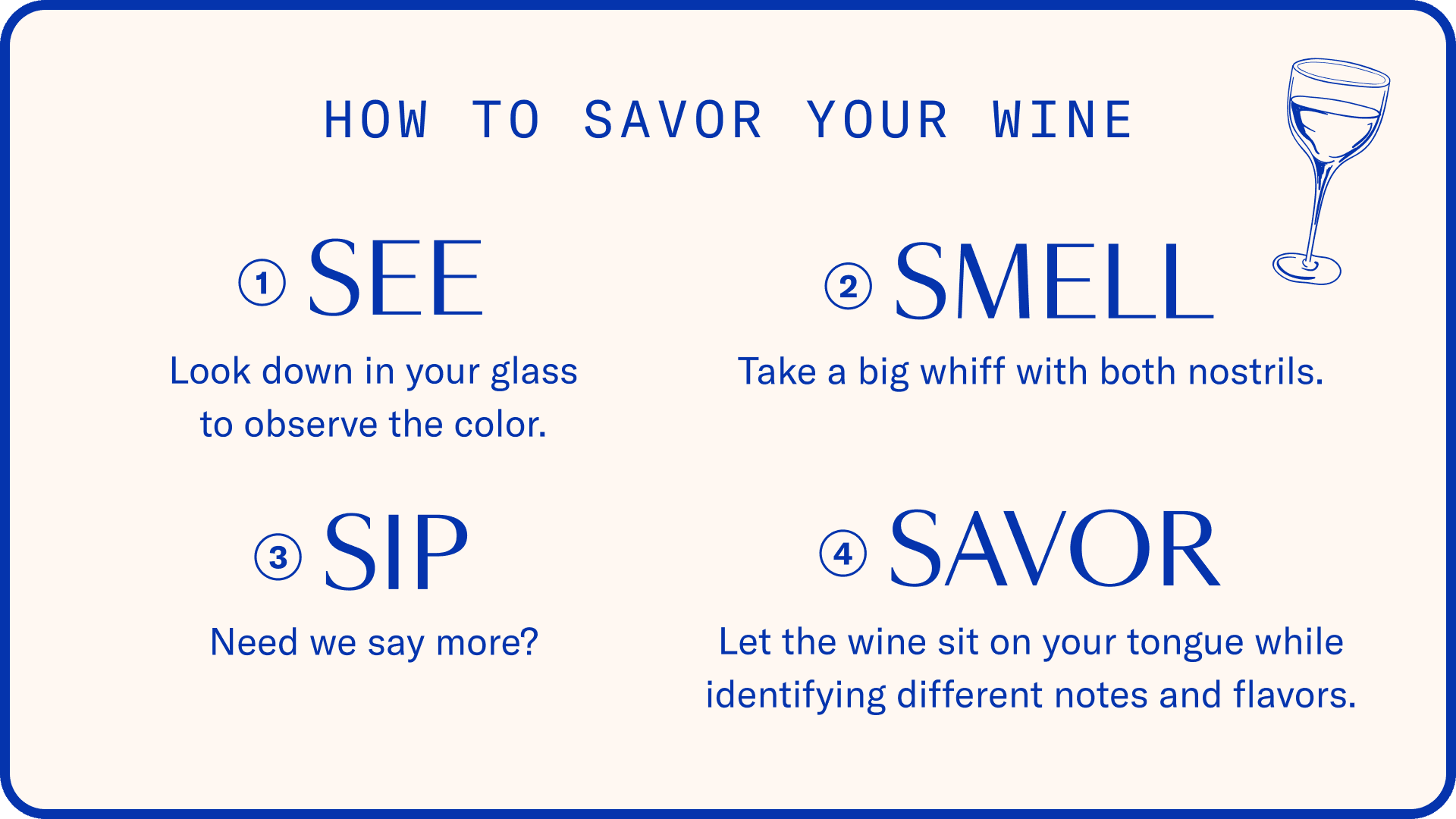 How to Savor Your Wine