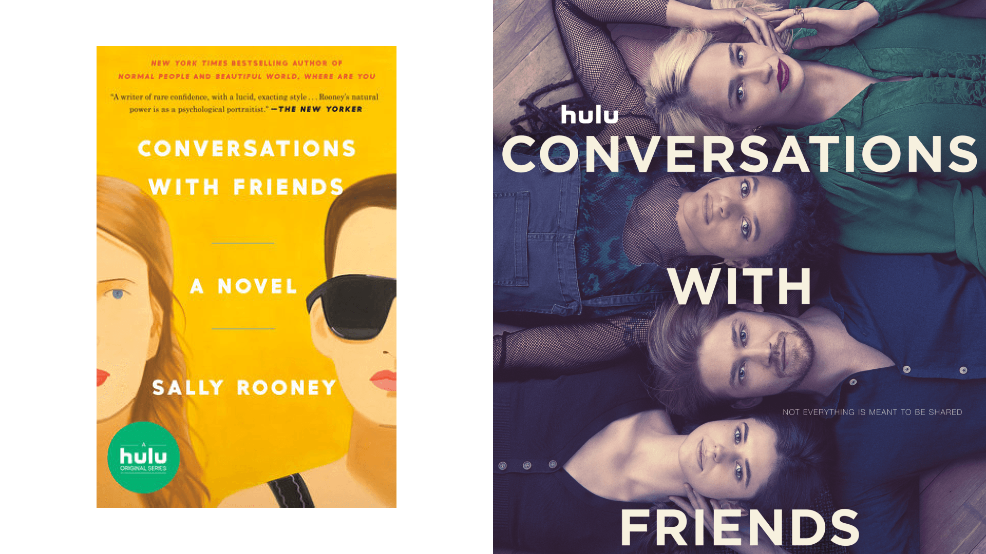 Novel alongside poster of film