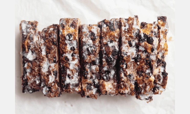 Blueberry Fritter Loaf