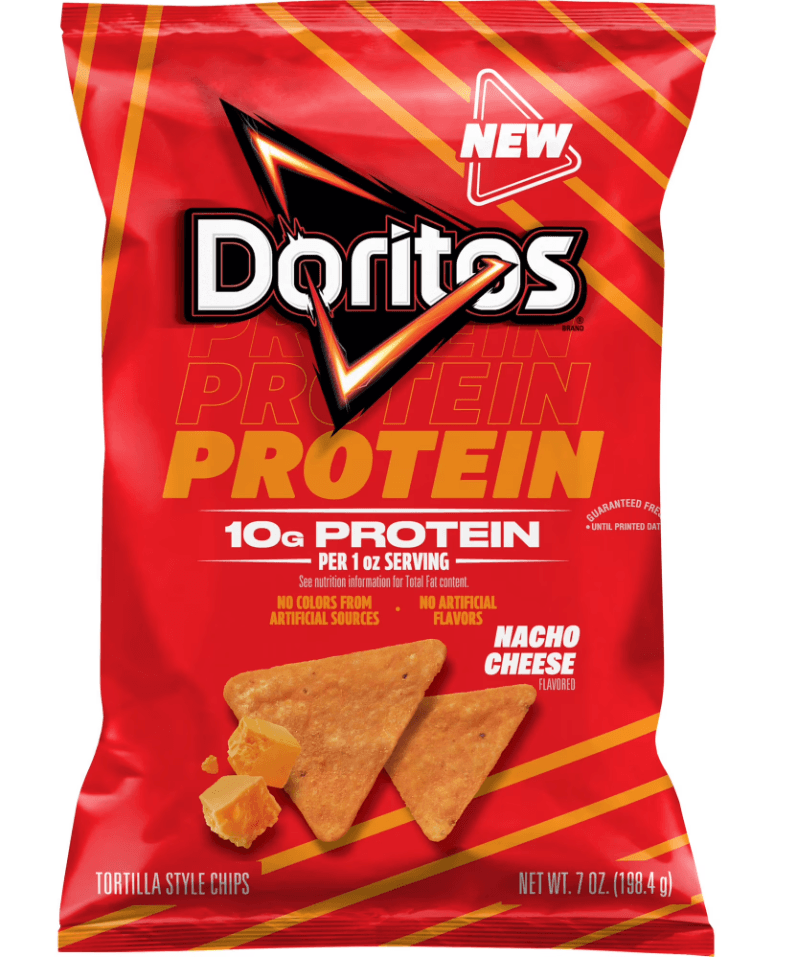 Doritos Protein Nacho Cheese Tortilla Chips