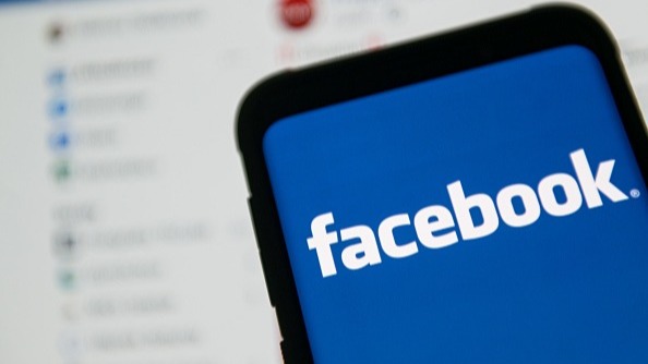 facebook image on smartphone