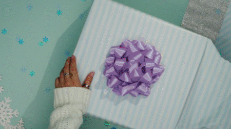 opening wrapped gifts