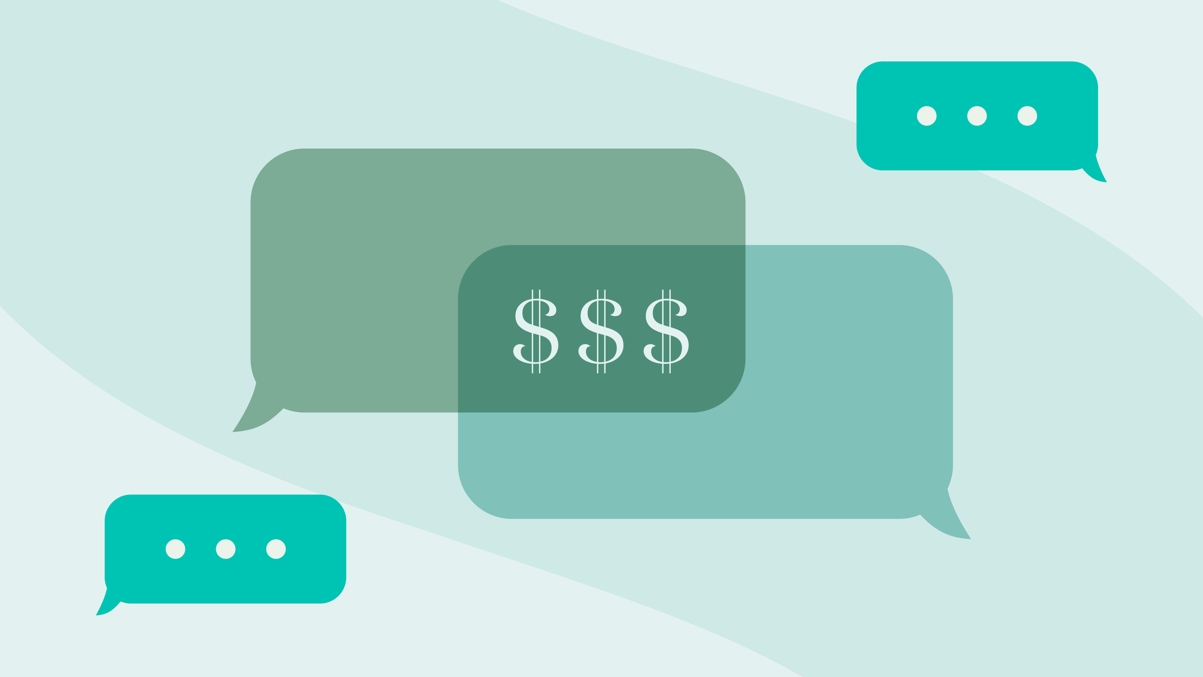 Text conversation bubbles