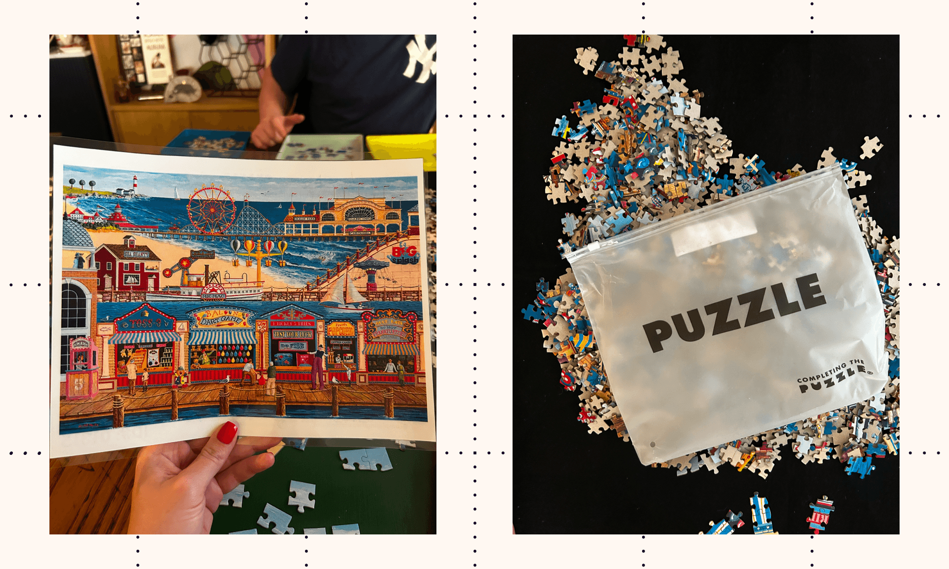 Alessandra Tests Completing the Puzzle