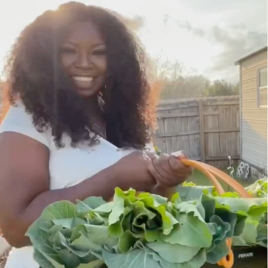 Jasmine Jefferson, founder of Black Girls With Gardens