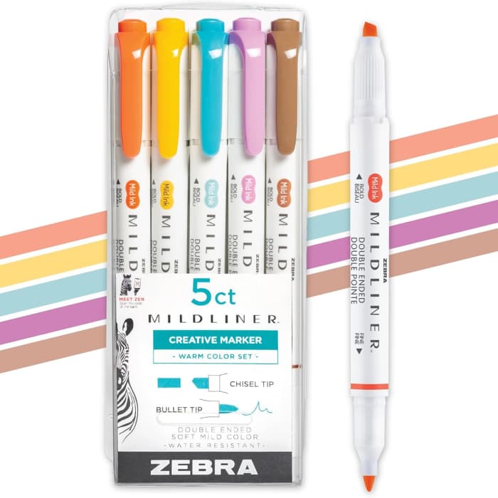 Zebra Mildliners