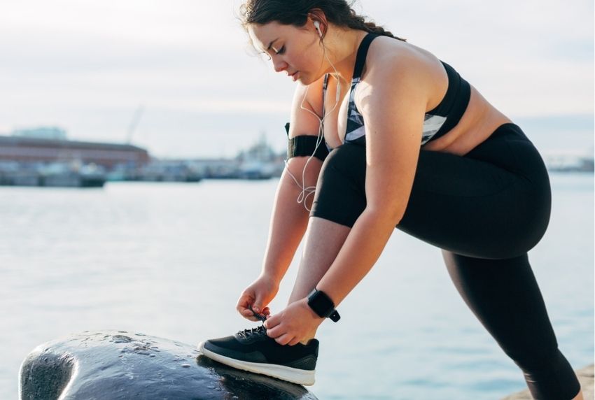 Featured image for If You Have Boob-Related Back Pain, Experts Say Stretching Can Help