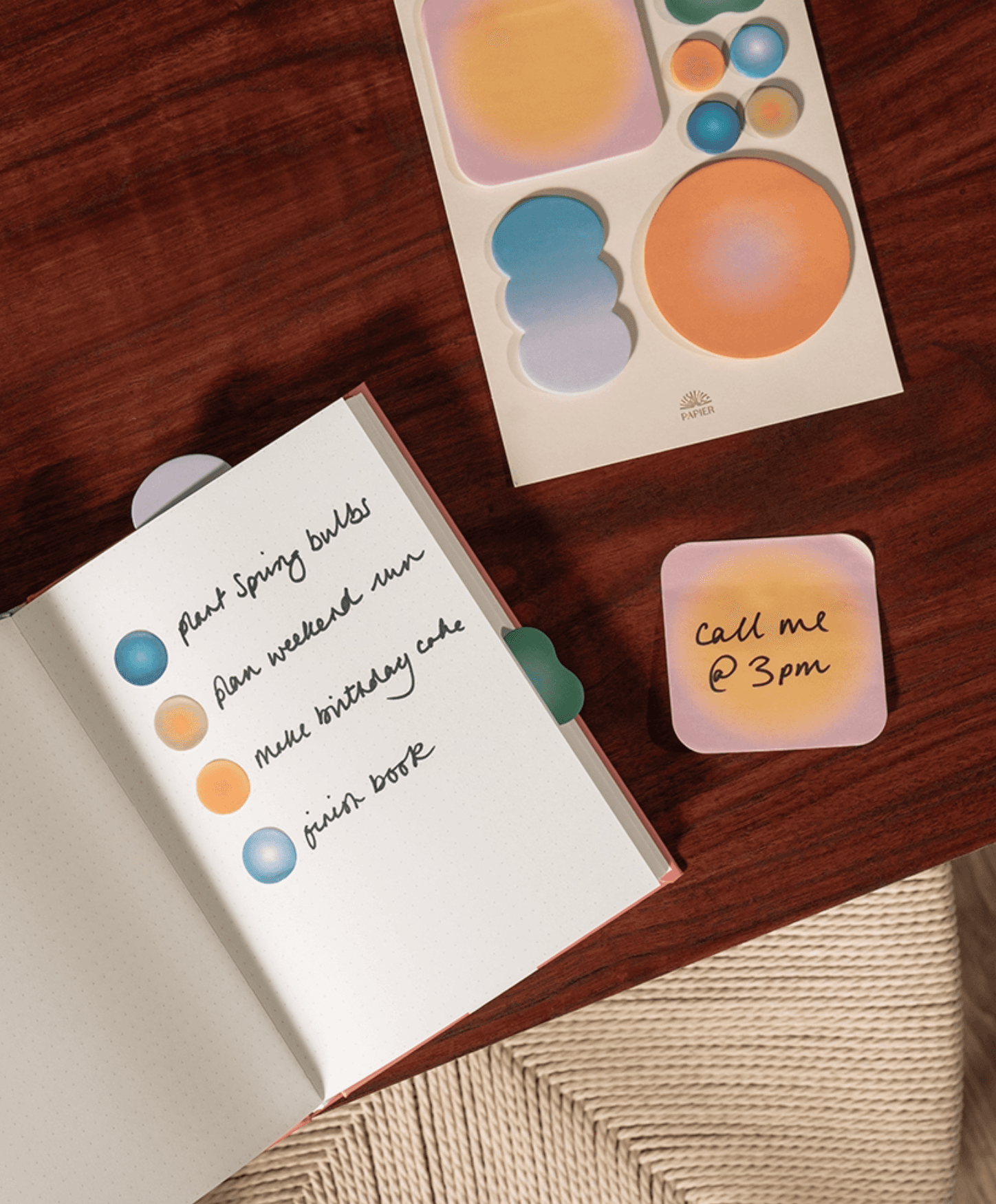 Papier Vibrance Sticky Notes