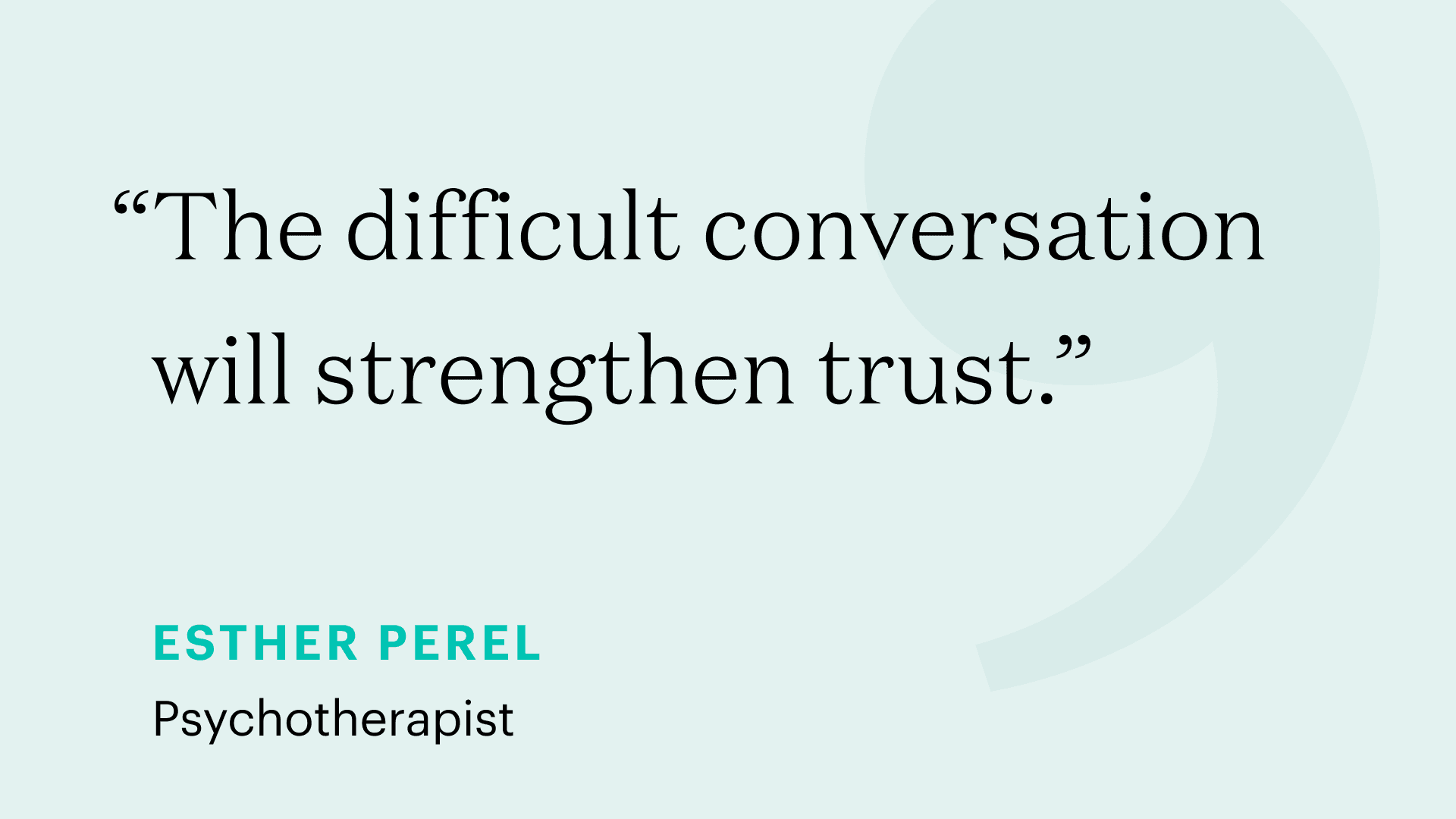 Quote from Esther Perel
