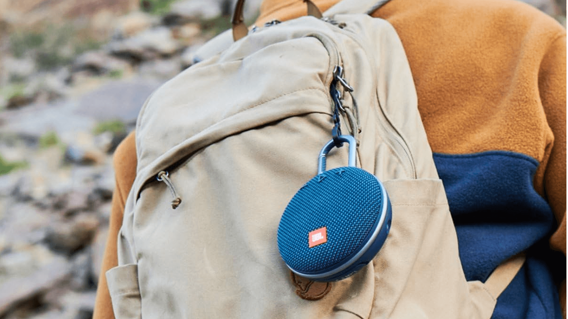 JBL Clip 3, Blue - Waterproof, Durable & Portable Bluetooth Speaker - Up to 10 Hours of Play - Includes Noise-Cancelling Speakerphone & Wireless Streaming