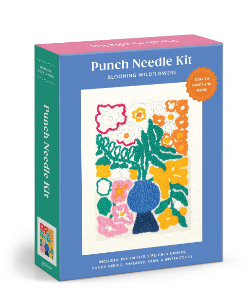 Galison Blooming Wildflowers Punch Needle Set