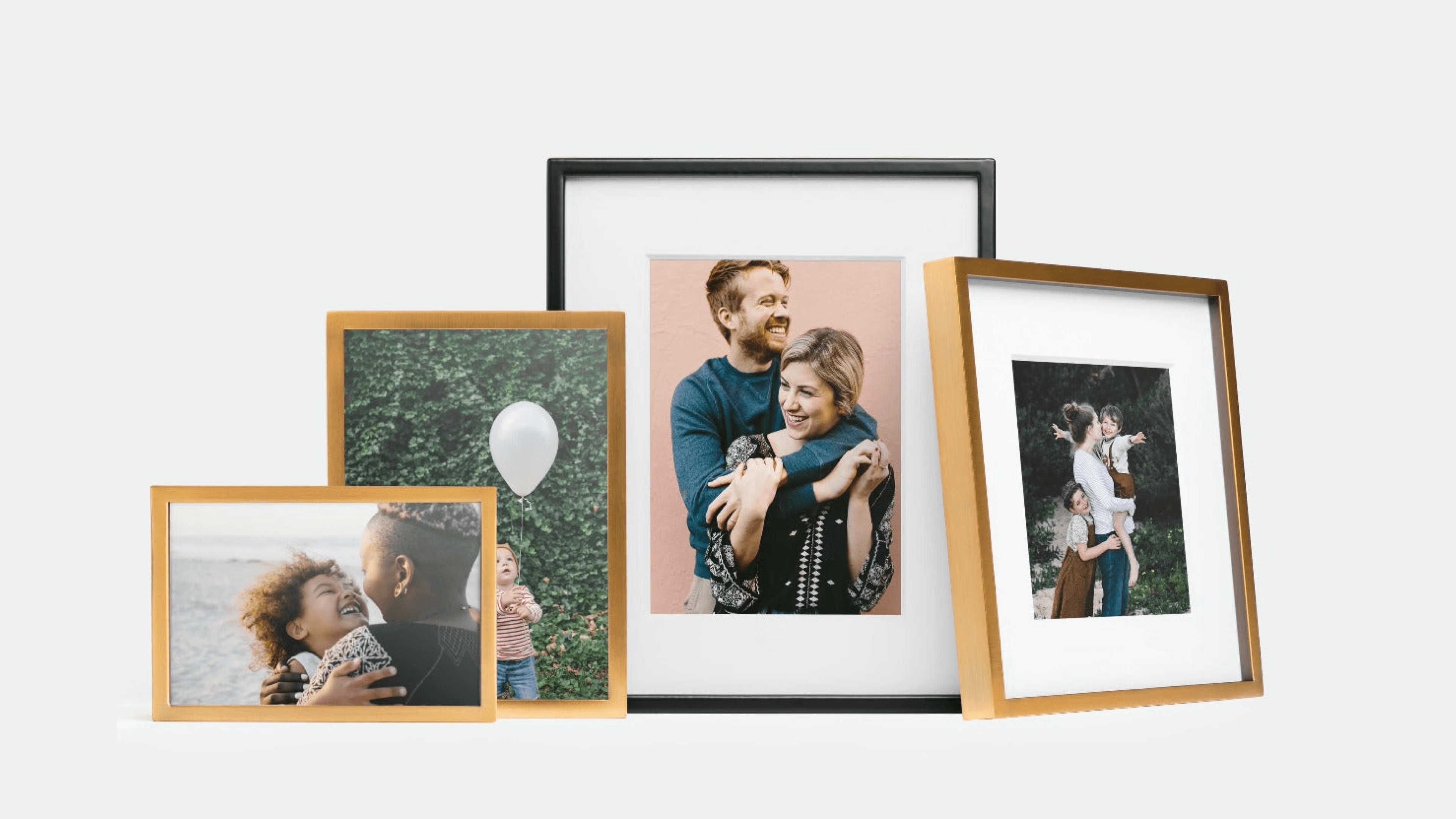 metal tabletop photo frames