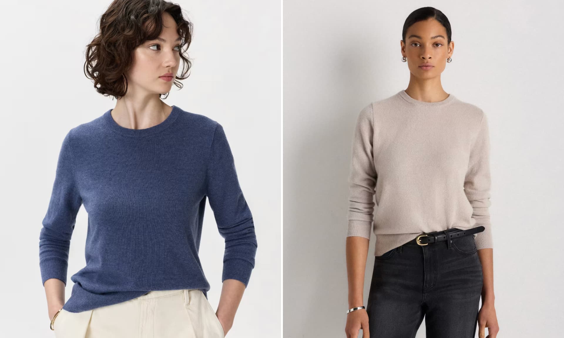 Quince Mongolian Cashmere Crewneck Sweater