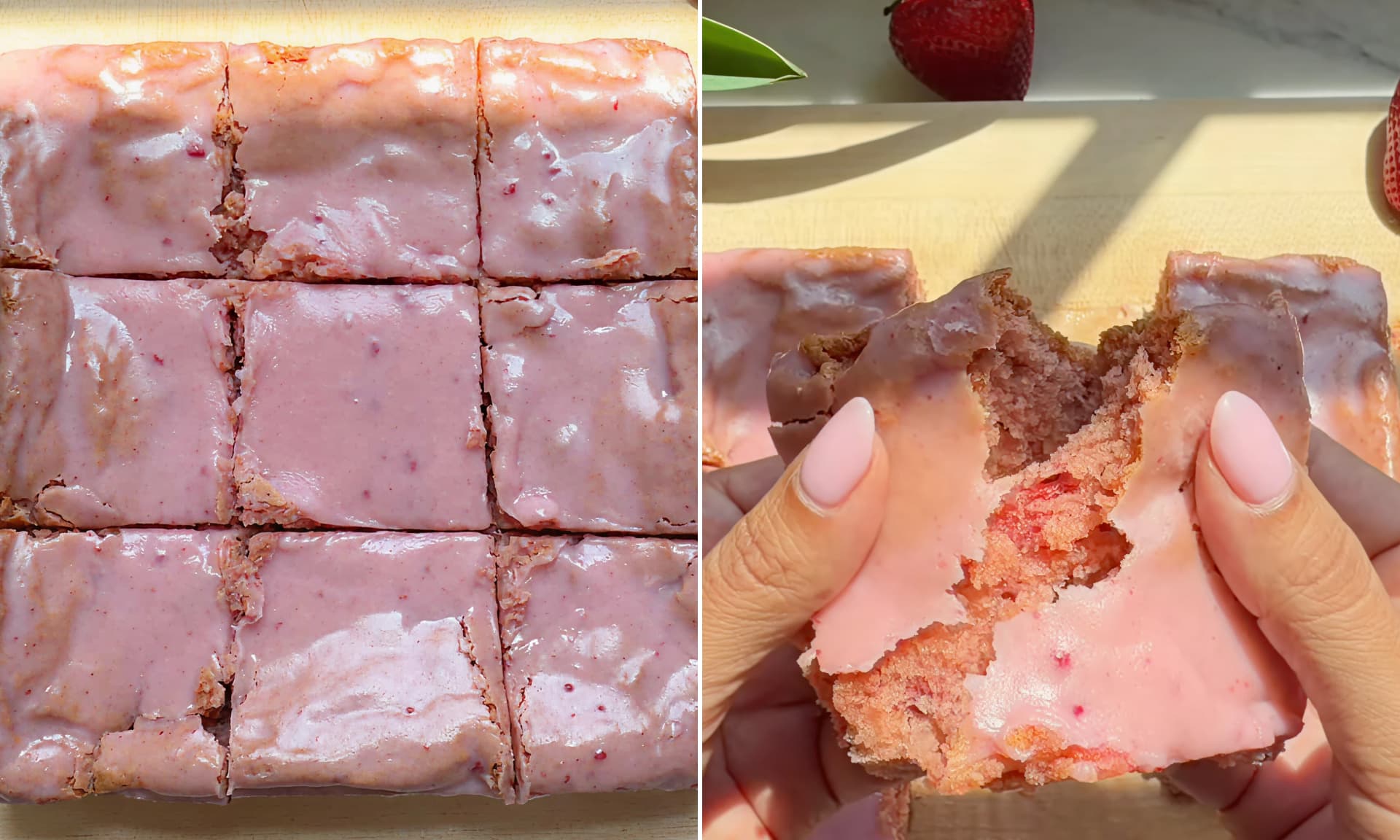 Strawberry Brownies