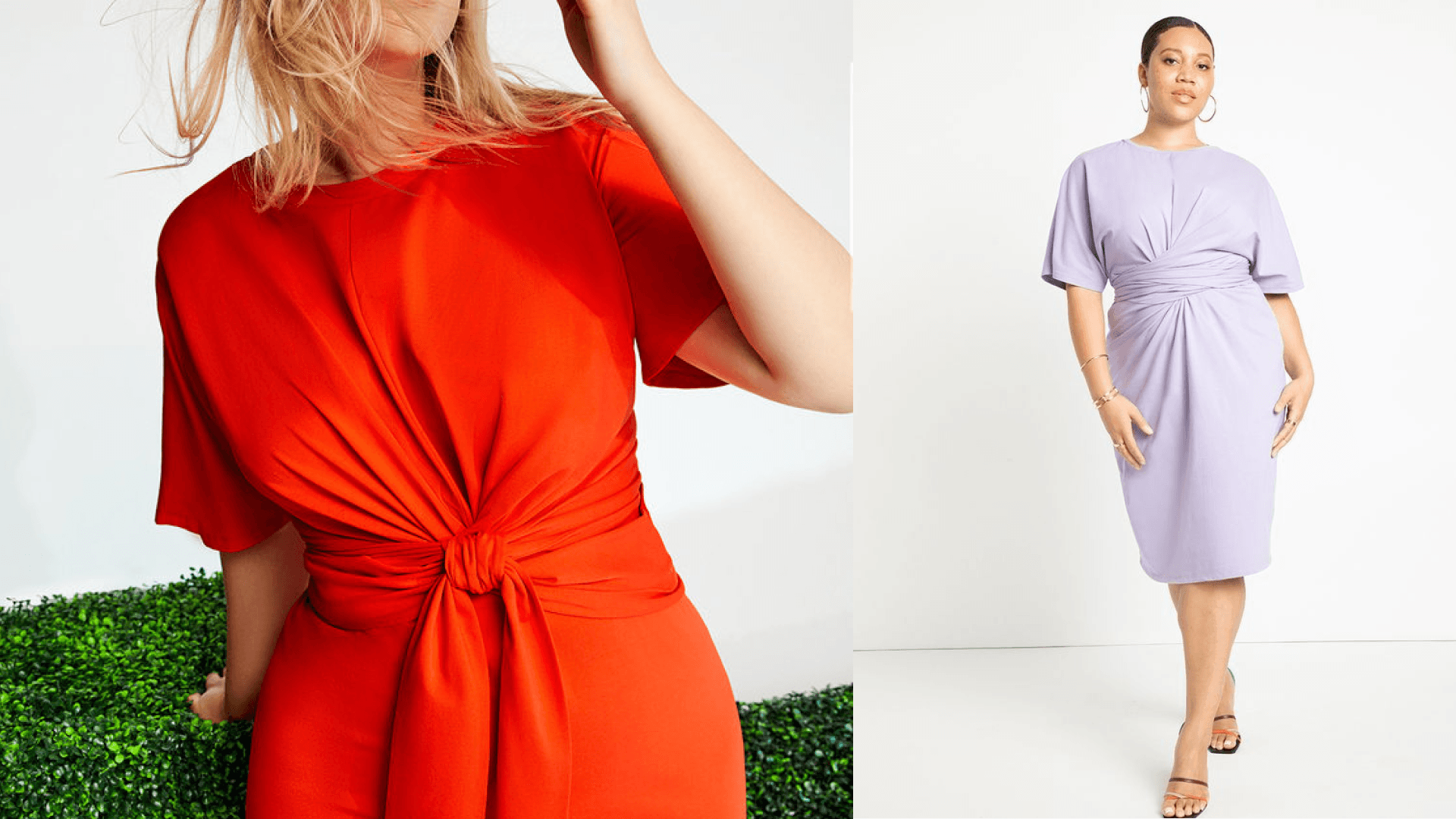 eloquii flutter sleeve dress