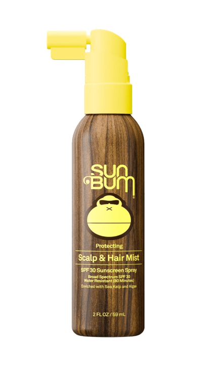 Sun Bum Original SPF 30 Sunscreen Scalp and Hair Mist - Hawaii Act 104 Compliant (Octinoxate & Oxybenzone) - Vegan - Broad Spectrum UVA/UVB Sunscreen Spray with Vitamin E - 2 oz