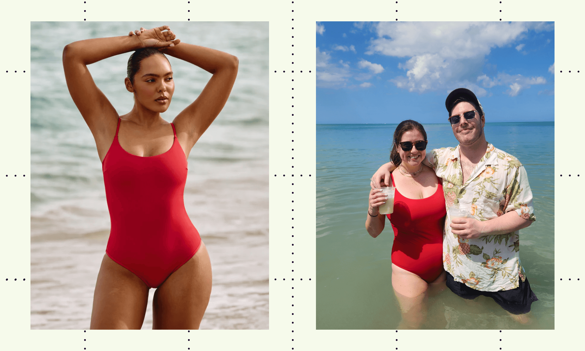 Knix Leakproof Sculpt Classic One Piece Swimsuit