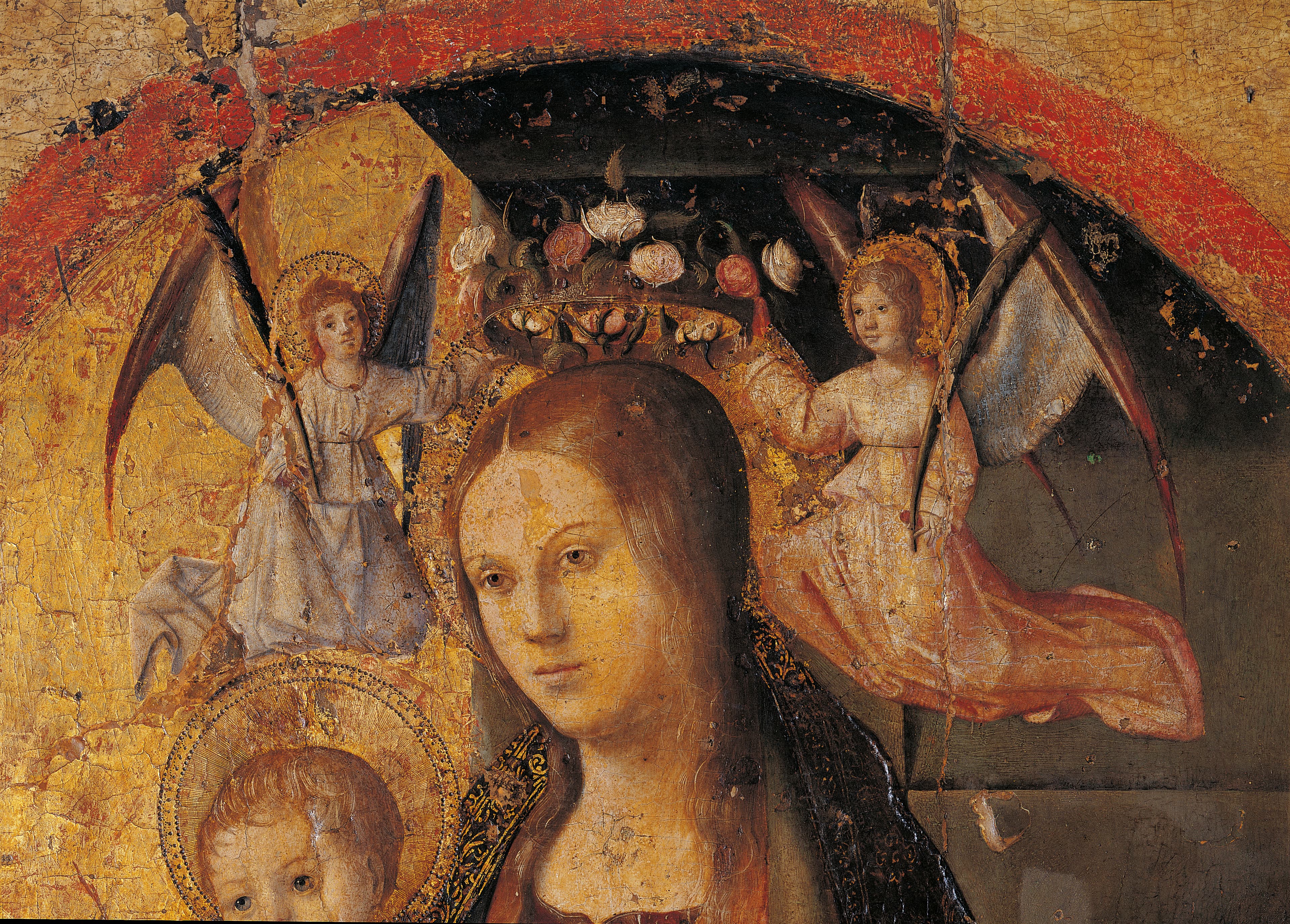 An image of the "Polyptych of St Gregory" by Antonello di Antonio (known as Antonello da Messina)