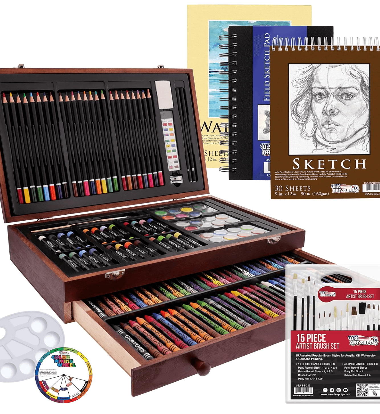 Amazon Mega Wood Box Artist Kit