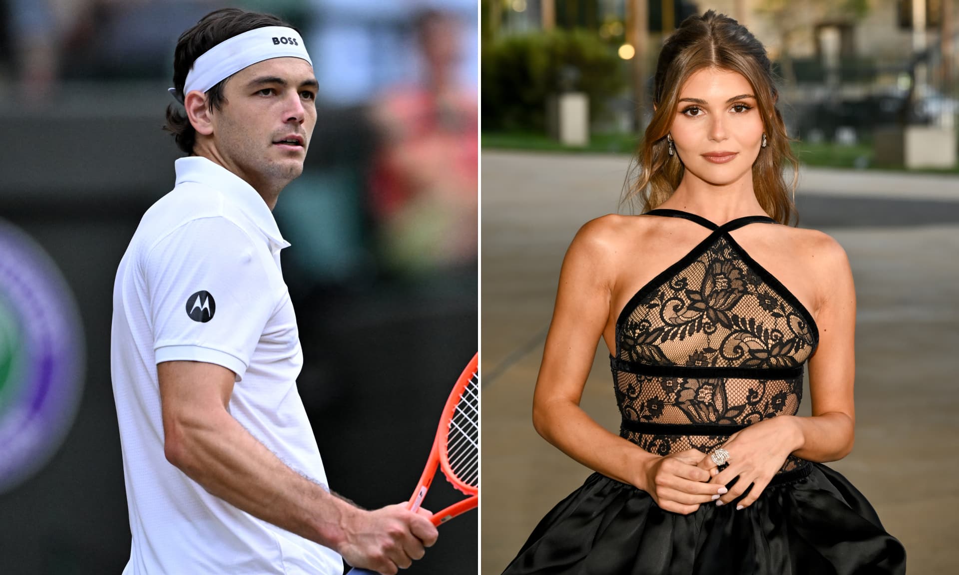 Taylor Fritz and Olivia Jade Giannulli