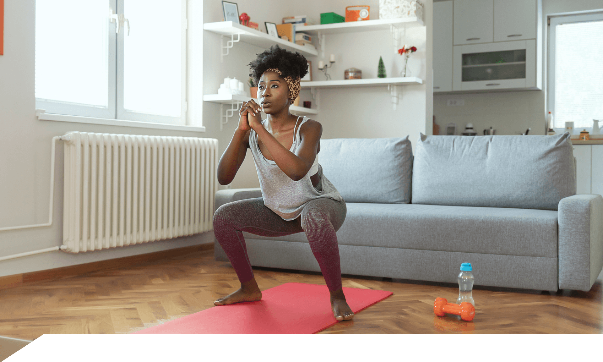 Woman doing squats