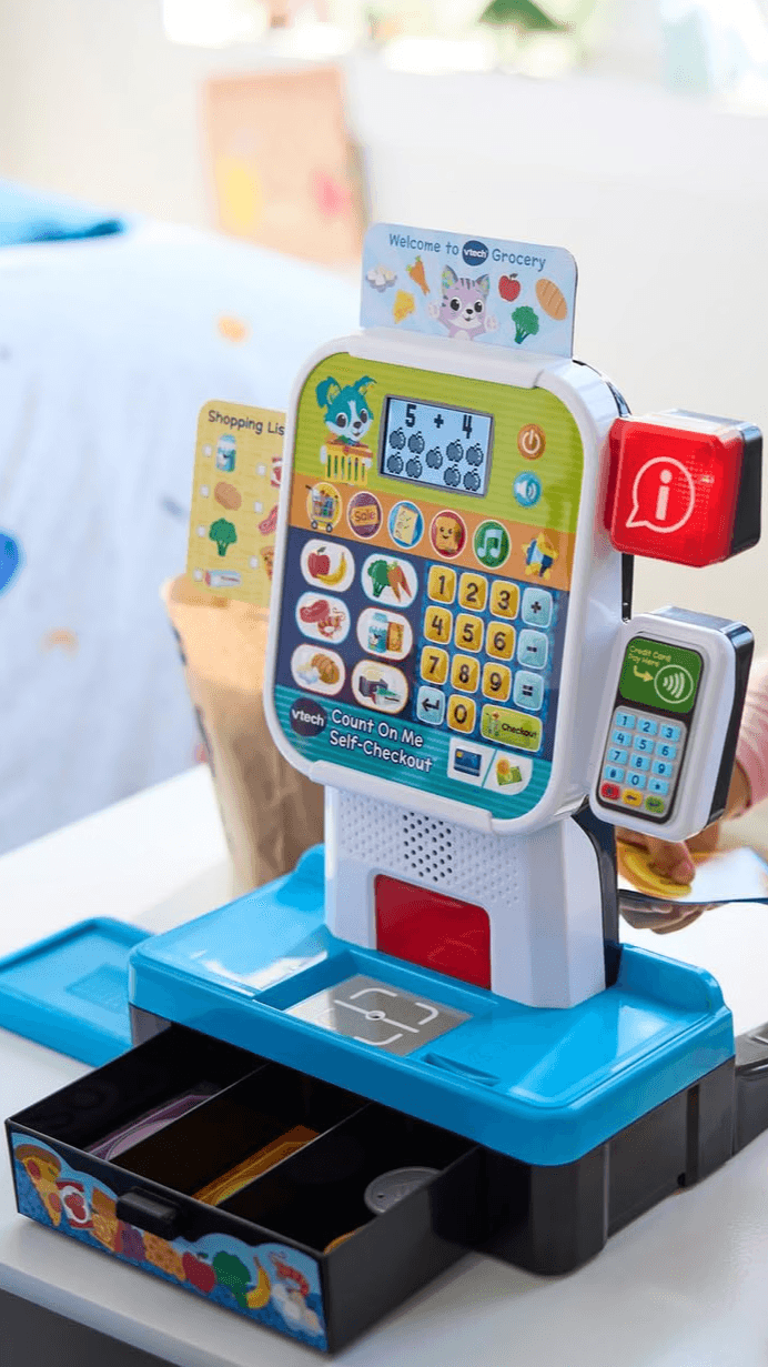 VTech Count On Me Self-Checkout Cash Register