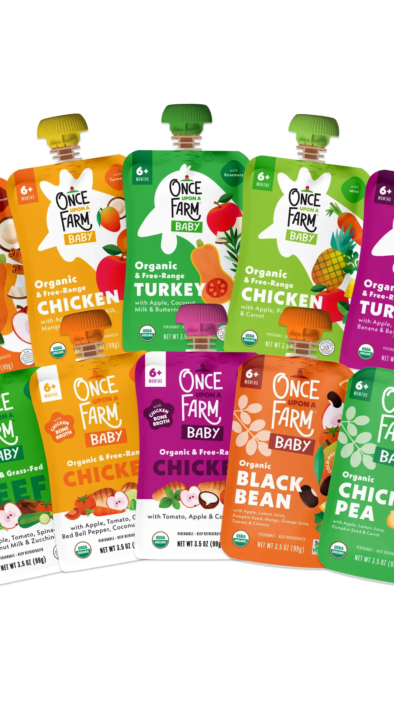 Once Upon a Farm Meat & Legume Blends