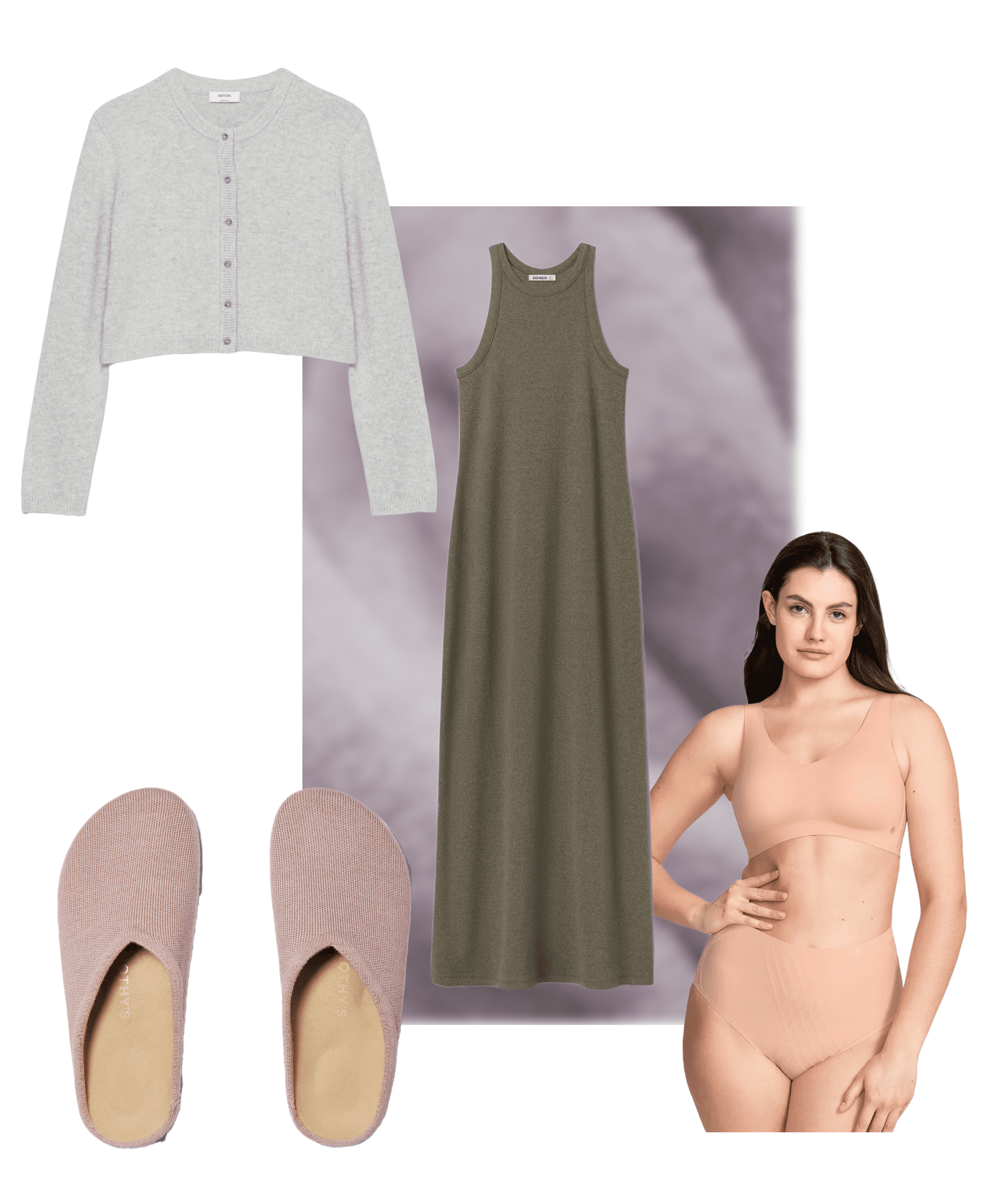 buck mason lounge dress