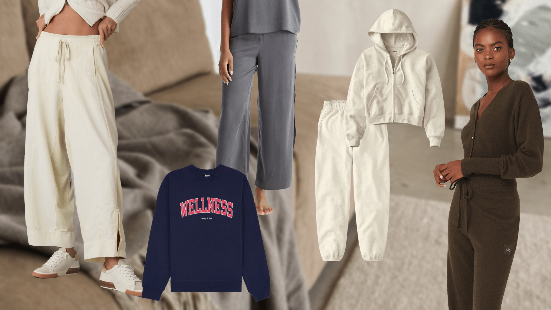 Elevated sweats and loungewear