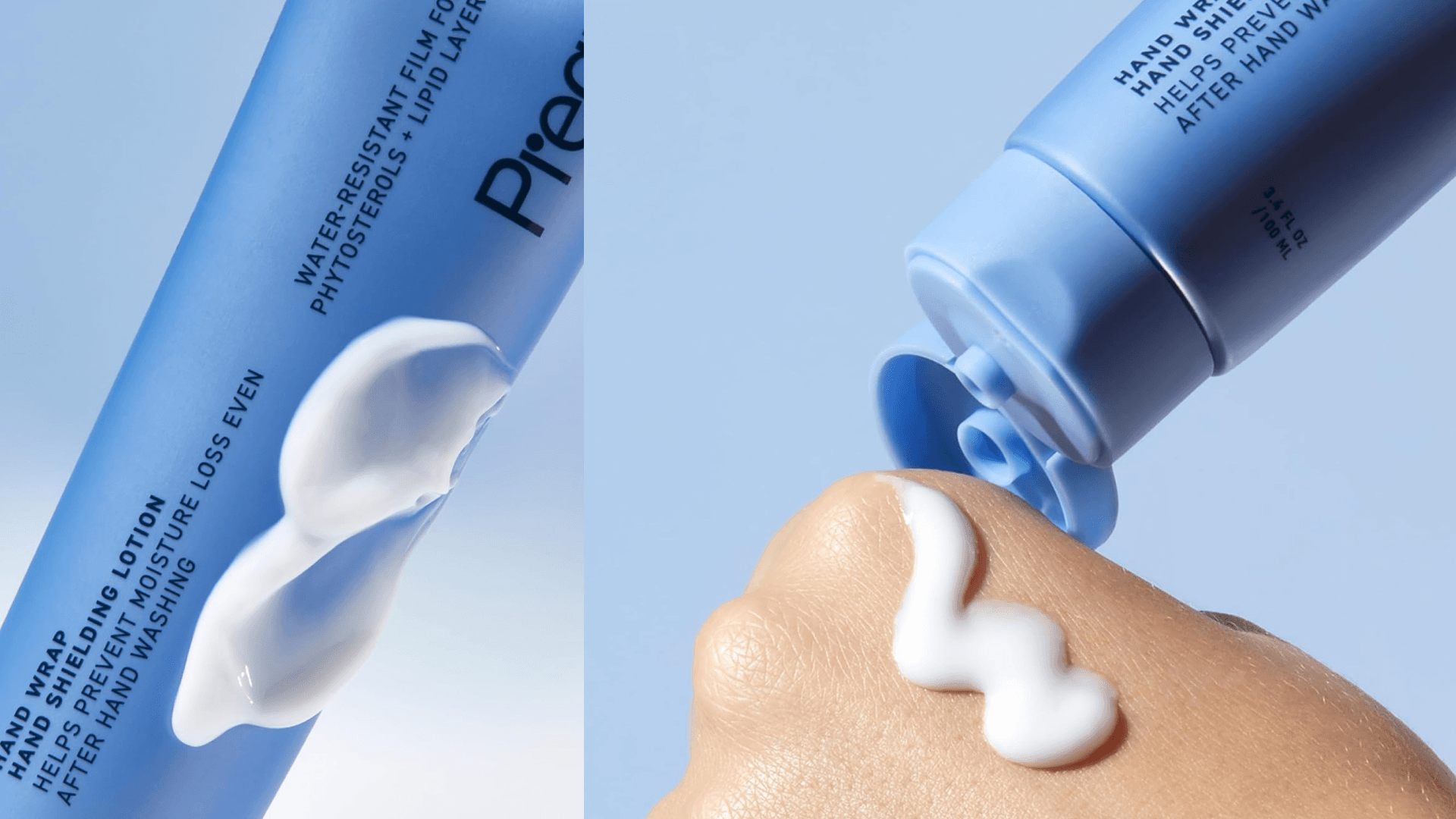 Prequel Skin Hand Wrap, Hand Cream for Dry Cracked Hands, Deep Nourishing Moisturizing Formula, Non-Greasy Balm for Women and Men, Unscented with Moisture Lock Formula - 3.4 fluid ounce (Pack of 1)