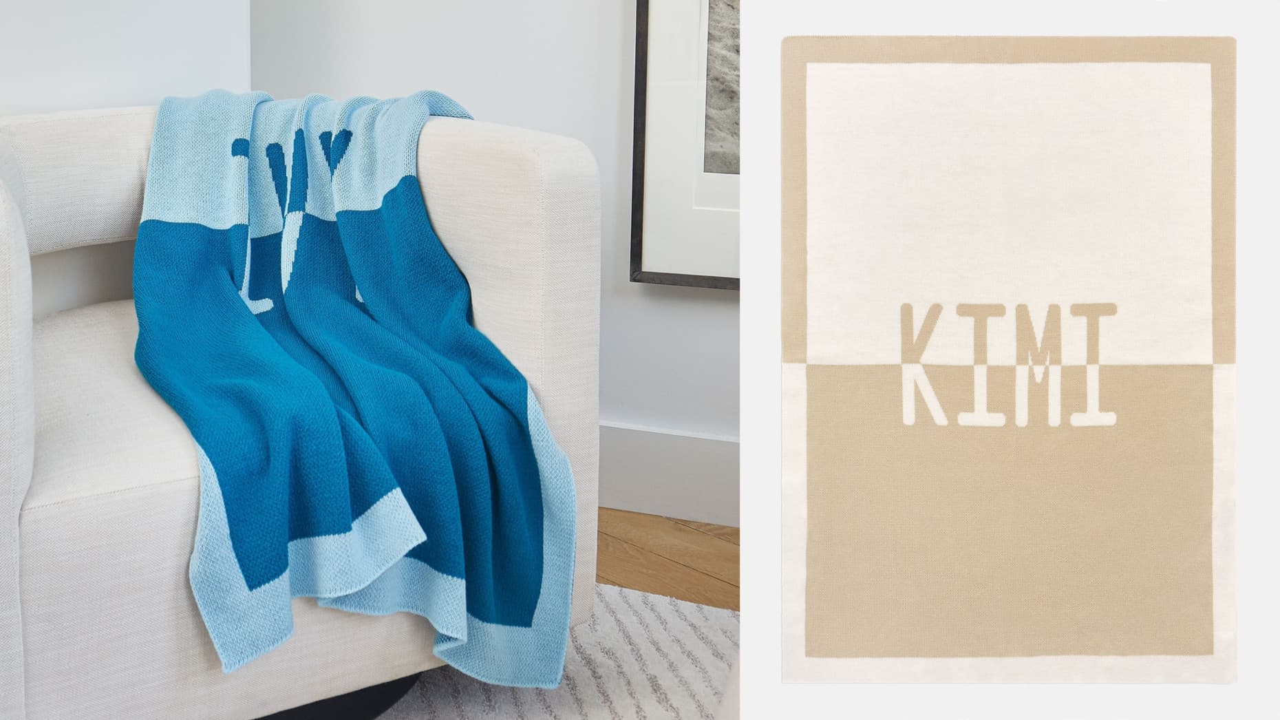 custom blanket from baublebar