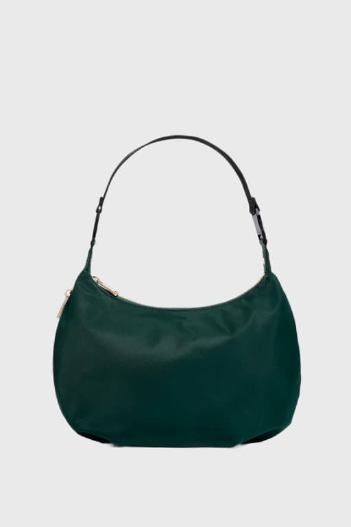 Lo & Sons Aoyama 2 Nylon Crescent Crossbody Bag