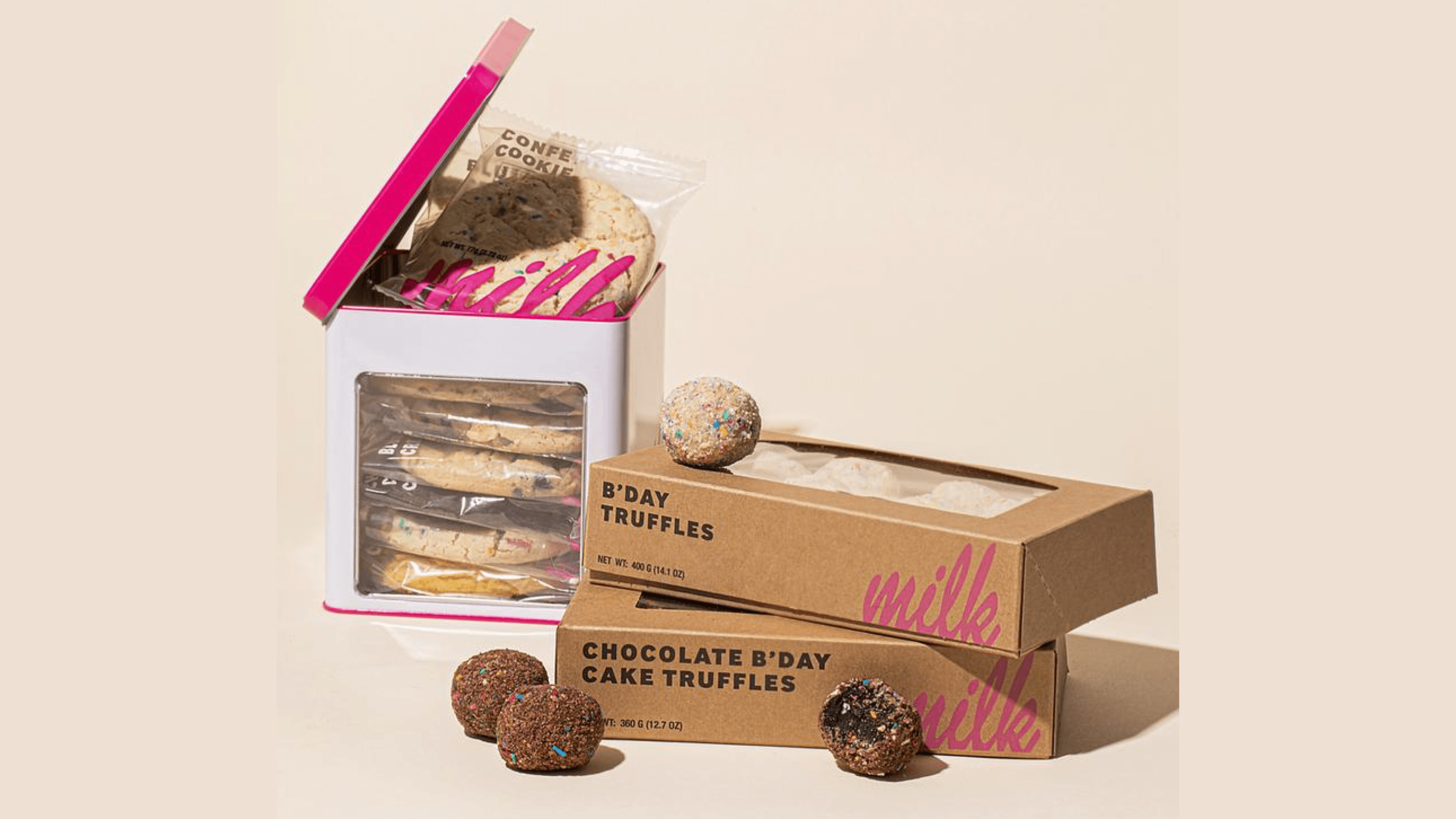 milk bar truffles and cookies