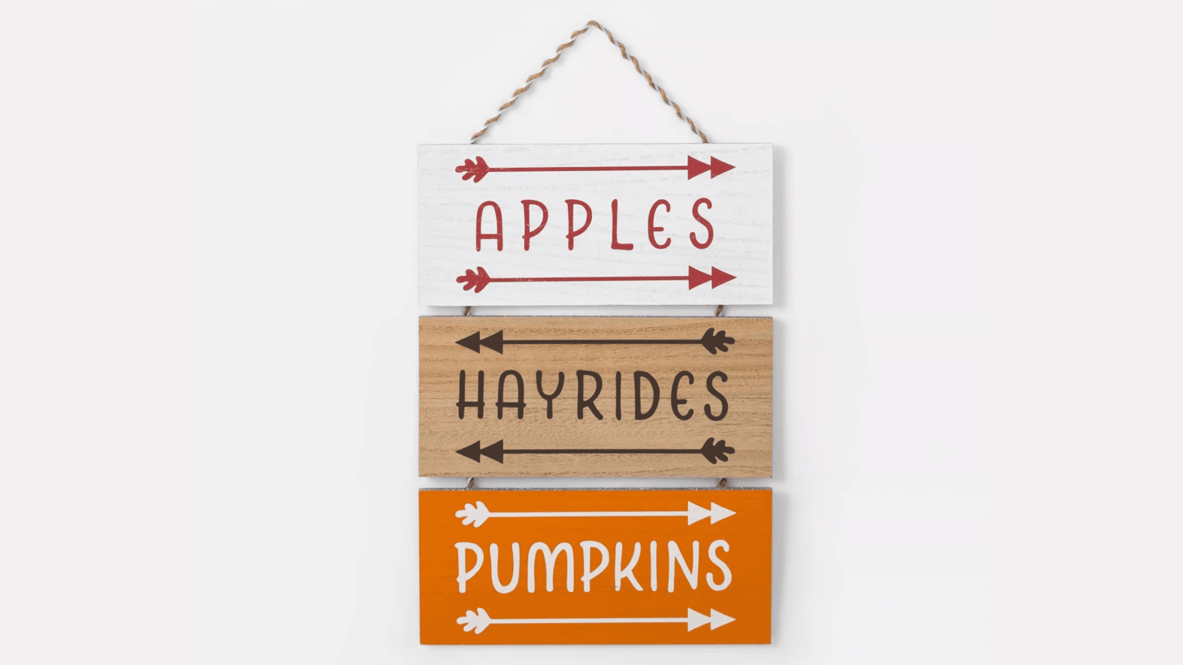 fall-themed decor sign